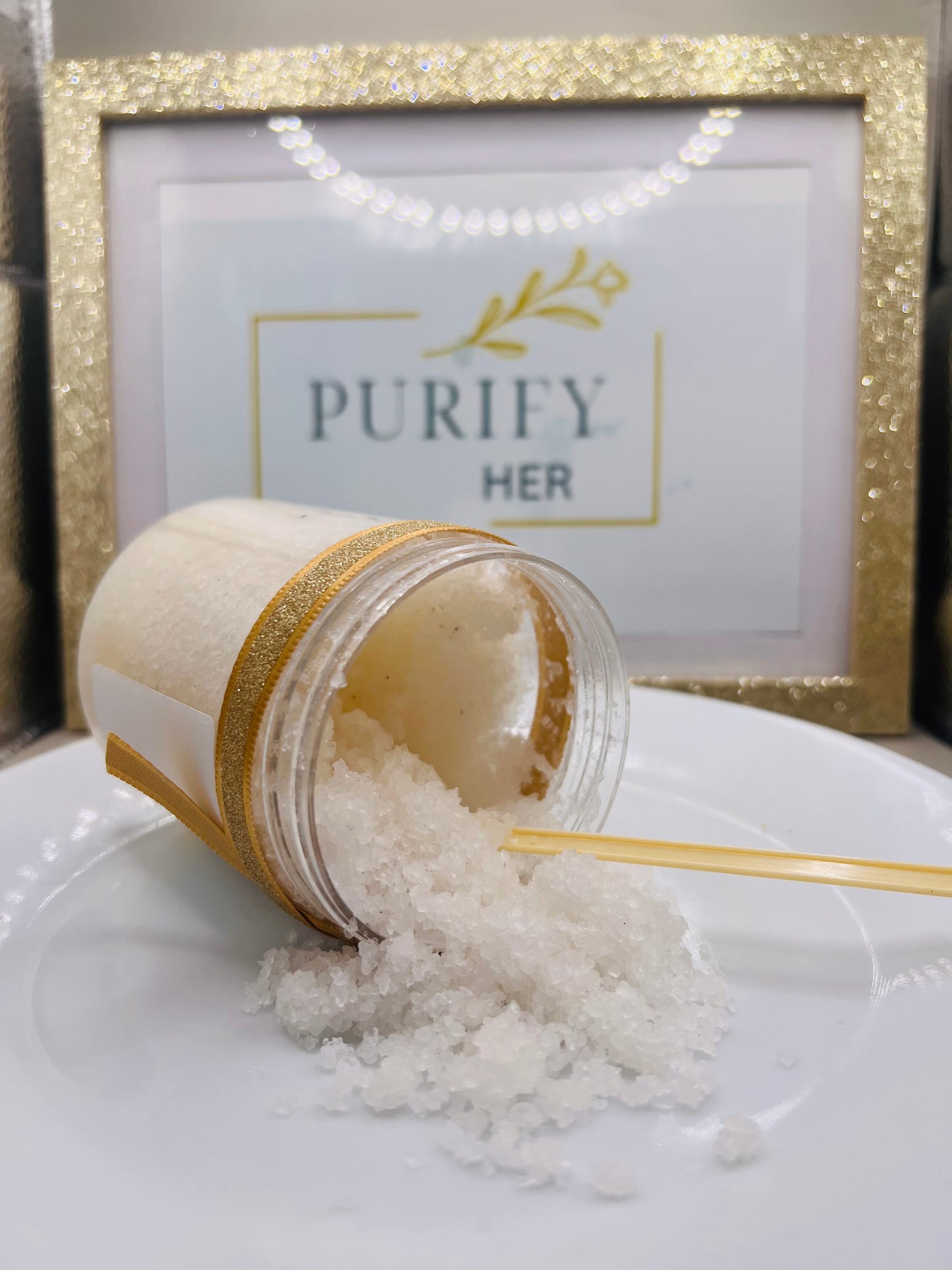 EXFOLIANTE DE SAL BLANCA
