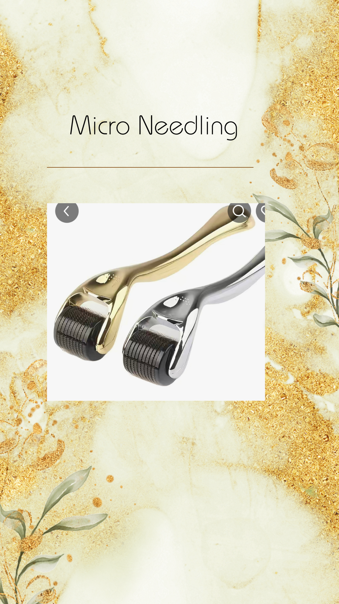 Micro needling roller